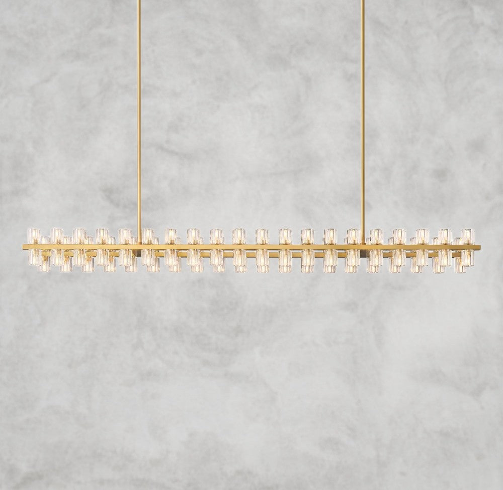 Arcachon LED Rectangular Chandelier 54", 72"
